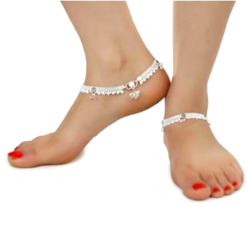 Indian Silver Anklets